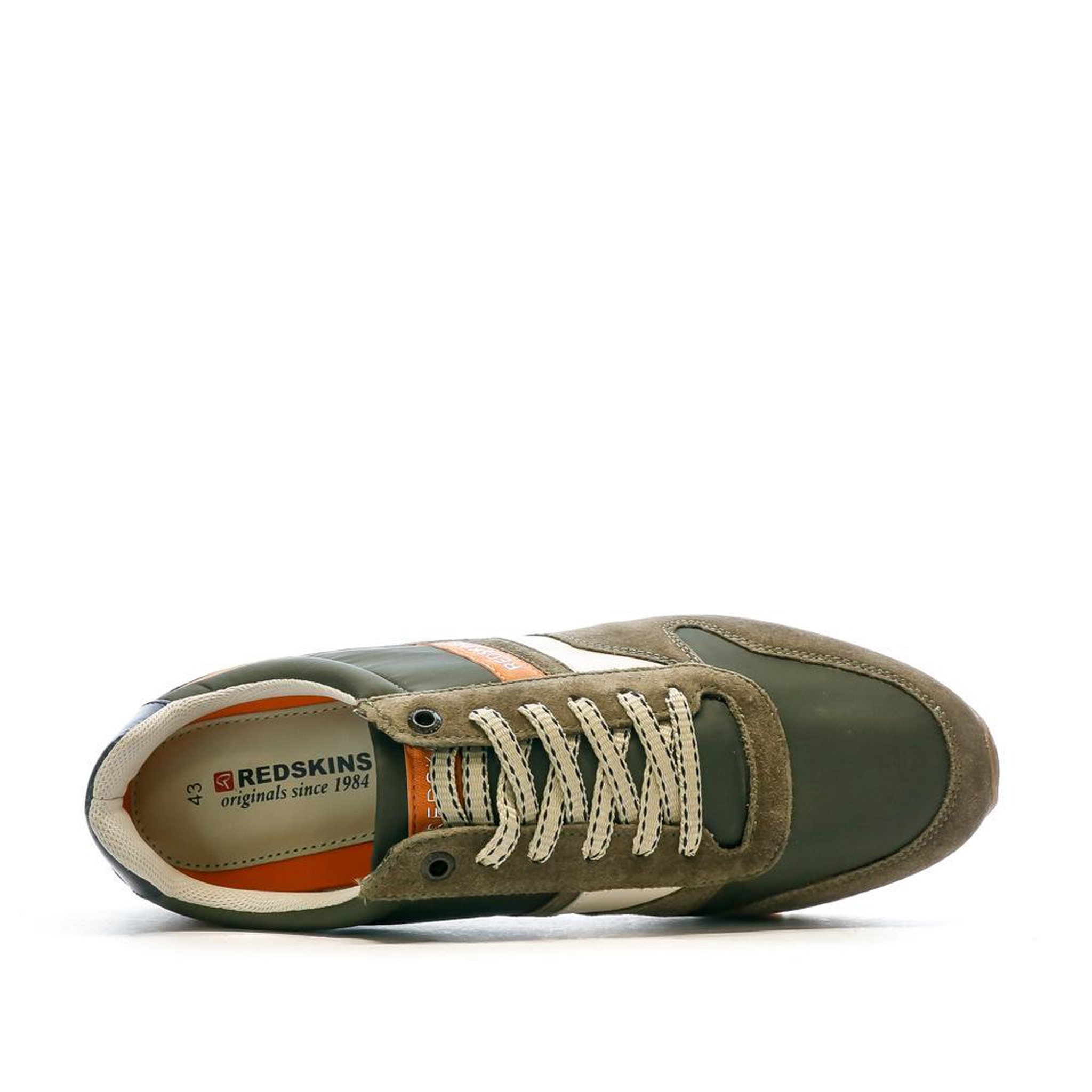 Voir la diapositive 4 : REDSKINS Baskets Kaki Homme Redskins Nixor