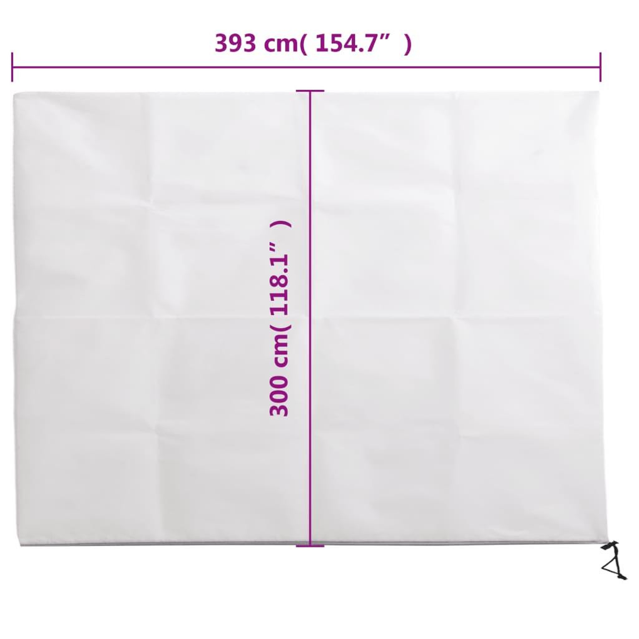 Voir la diapositive 6 : VIDAXL Housse de protection pour plantes avec fermeture eclair 70 g/m²
