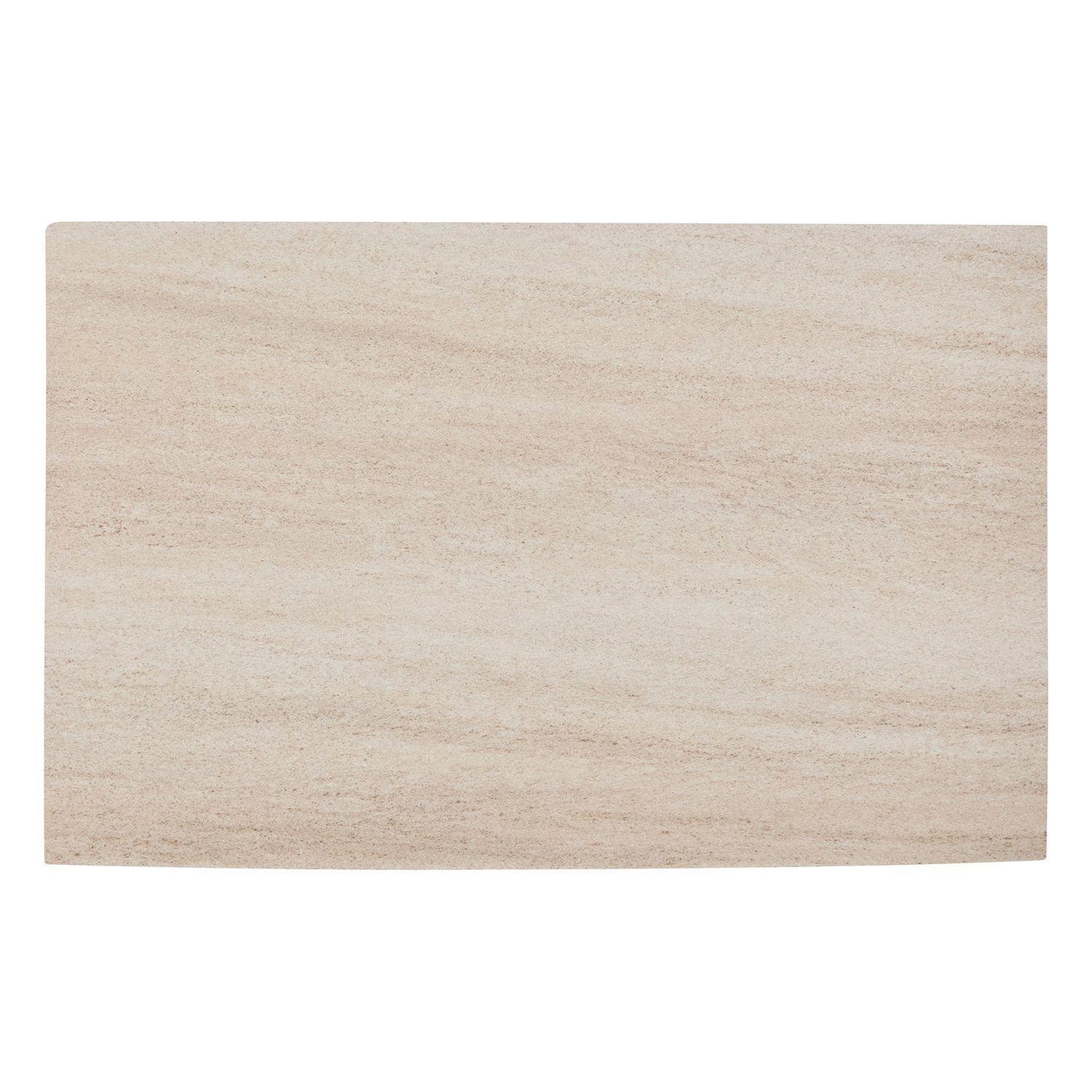 Voir la diapositive 3 : TOILINUX Lot de 6 sets de table effet travertin authentique - 45 x 30 cm