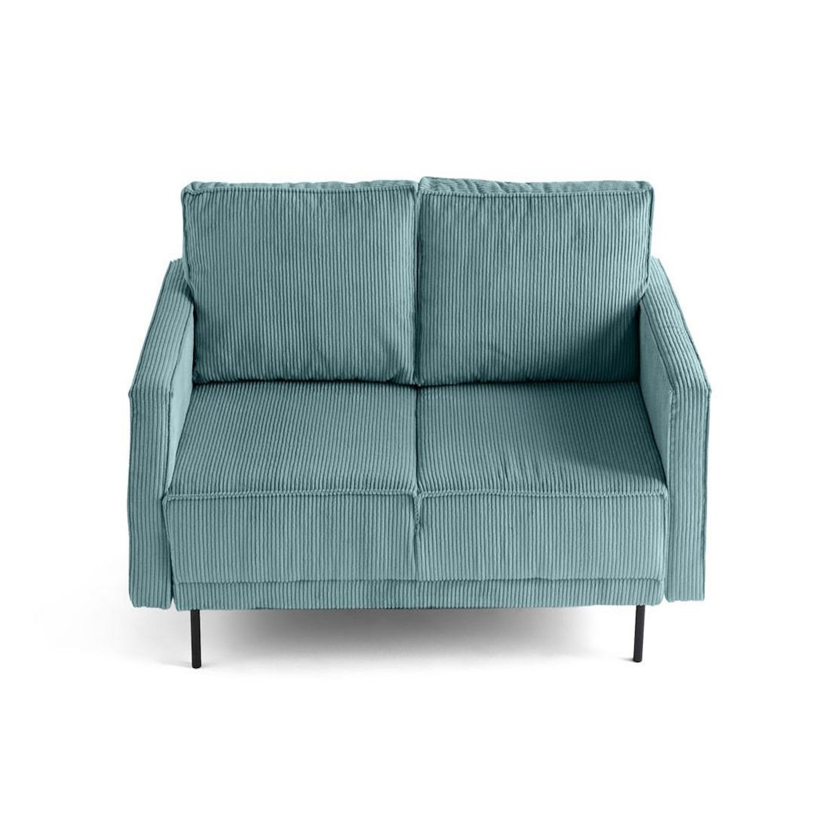 LISA DESIGN Charlie - canapé droit 2 places - en velours côtelé