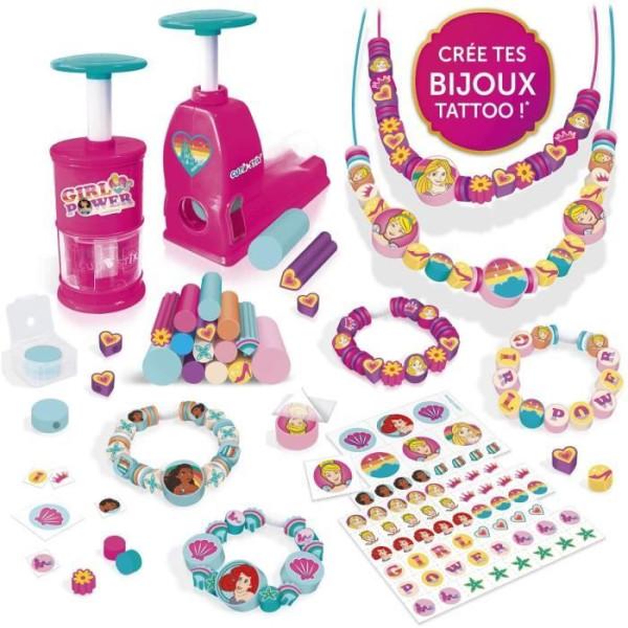 Voir la diapositive 2 : LANSAY Atelier créatif - LANSAY - Disney Princess - 14 Stix - Découpe et perçage - Des 6 ans
