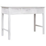 Voir la diapositive 5 : VIDAXL Table console Blanc antique 110 x 45 x 76 cm Bois