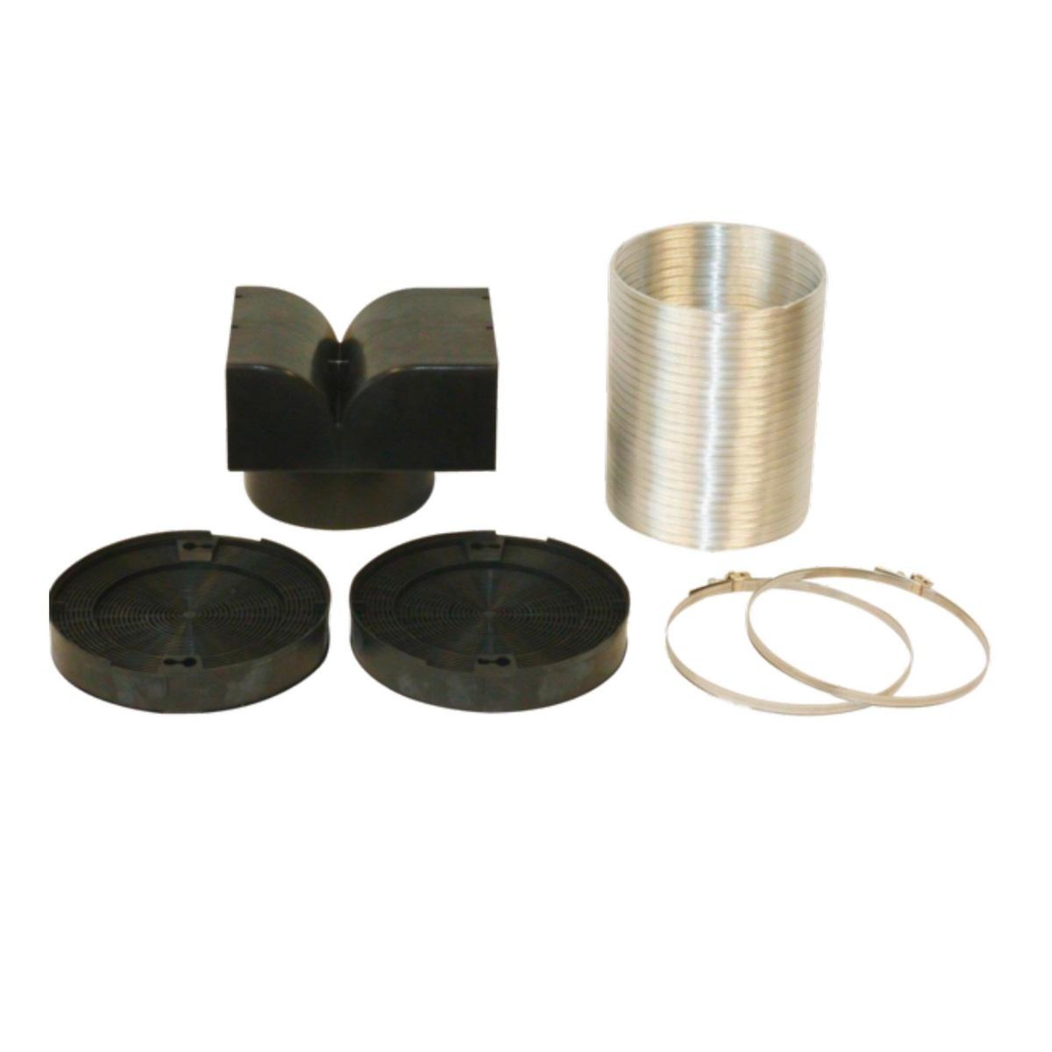 Voir la diapositive 2 : BOSCH Kit de recyclage pour hotte décorative - DHZ5215