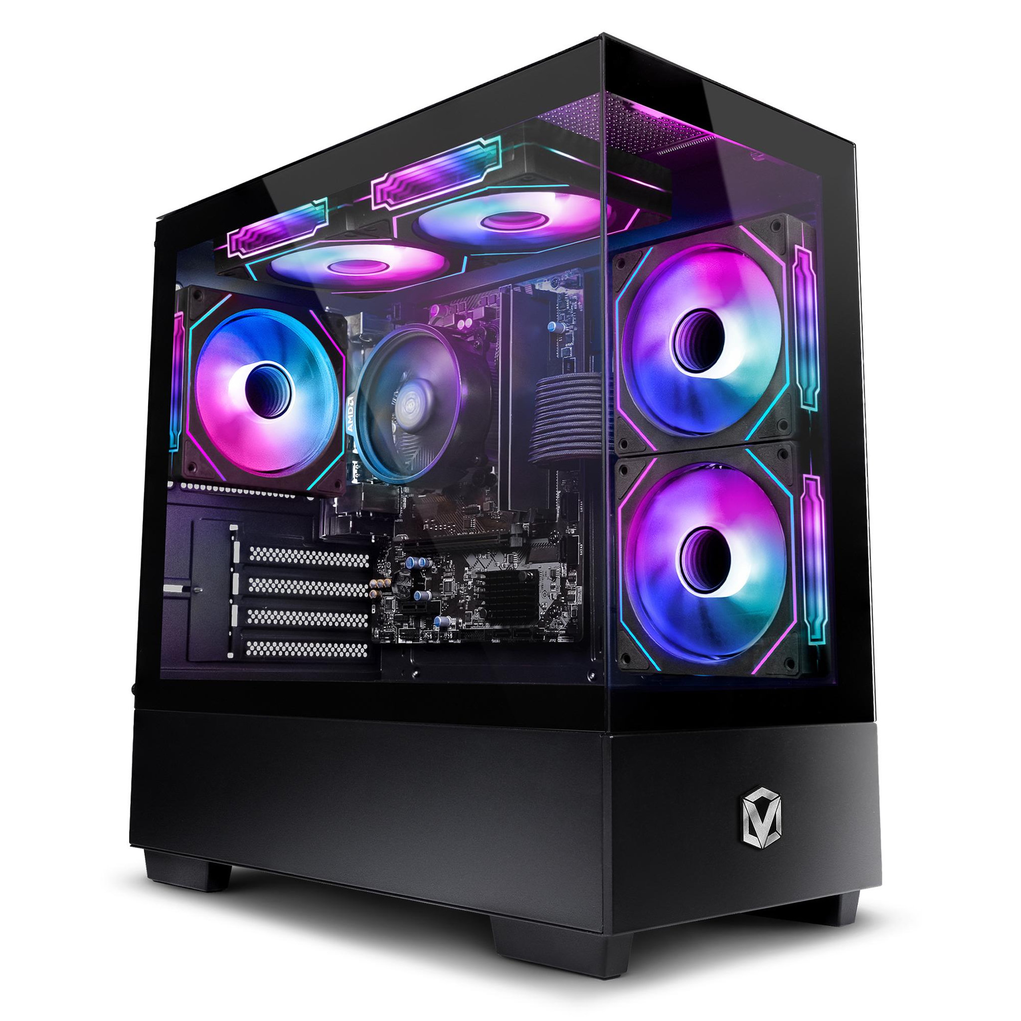 VIBOX PC Gamer - Ryzen 3 3200G, Graphiques intégrés, 16 Go RAM, 1 To SSD, Linux, WiFi