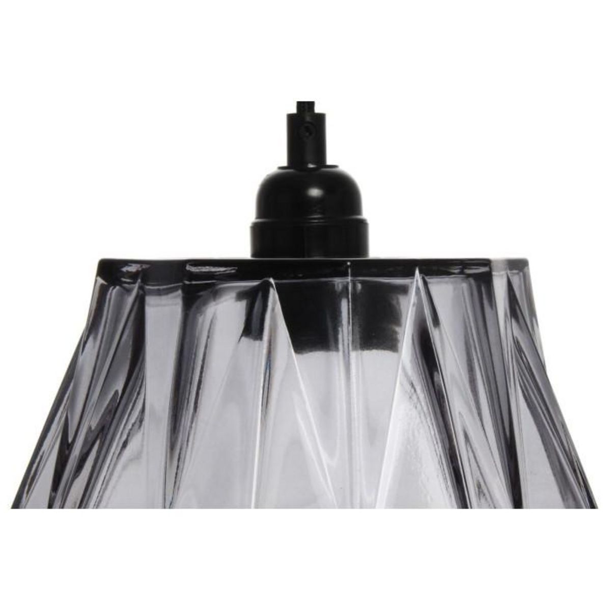 Paris Prix Lampe Suspension en Verre  Aurea  19cm Gris