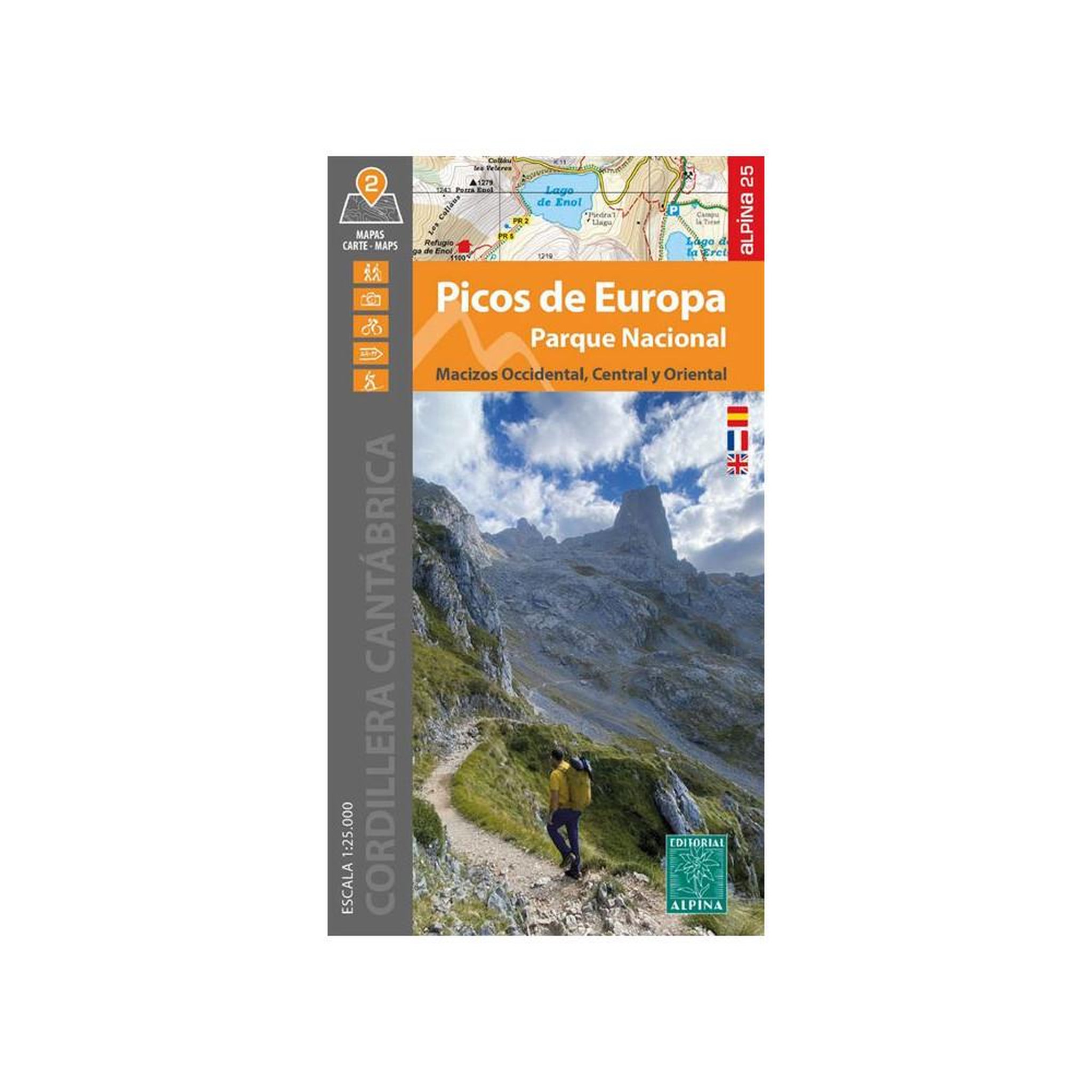 Alpina Guide randonnée Parc national des Picos de Europa Série E25