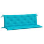 Voir la diapositive 2 : VIDAXL Coussins de banc de jardin lot de 2 turquoise 150x50x7 cm tissu