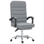 Voir la diapositive 2 : VIDAXL Fauteuil de massage inclinable de bureau Gris clair Tissu
