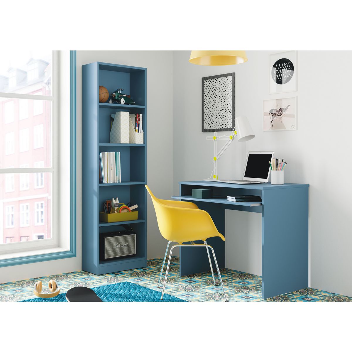 Etagère murale 4 tablettes L 52 x H180cm ARMENIA