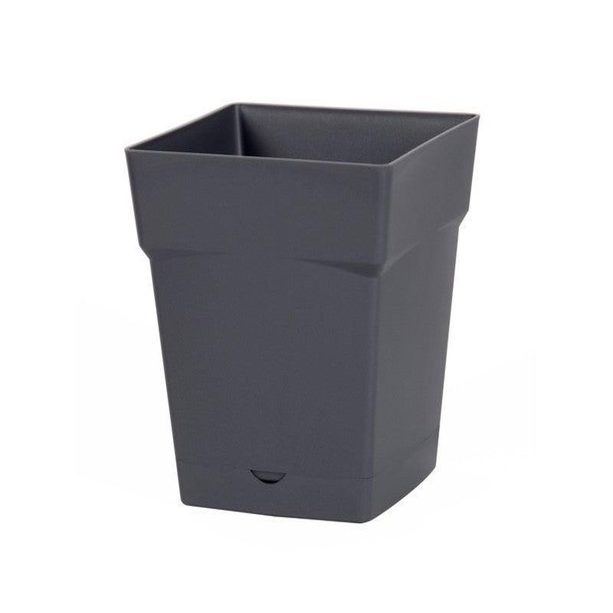 Eda Pot Polypropylène 13641 G.Ant L.17.4 X L.17.4 X H.17 Cm Anthracite
