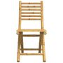 Voir la diapositive 5 : VIDAXL Chaises pliables de jardin lot de 6 43x54x88 cm bambou