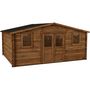Voir la diapositive 3 : Forest Style Abri de jardin bois - 17,6m² - NICIA