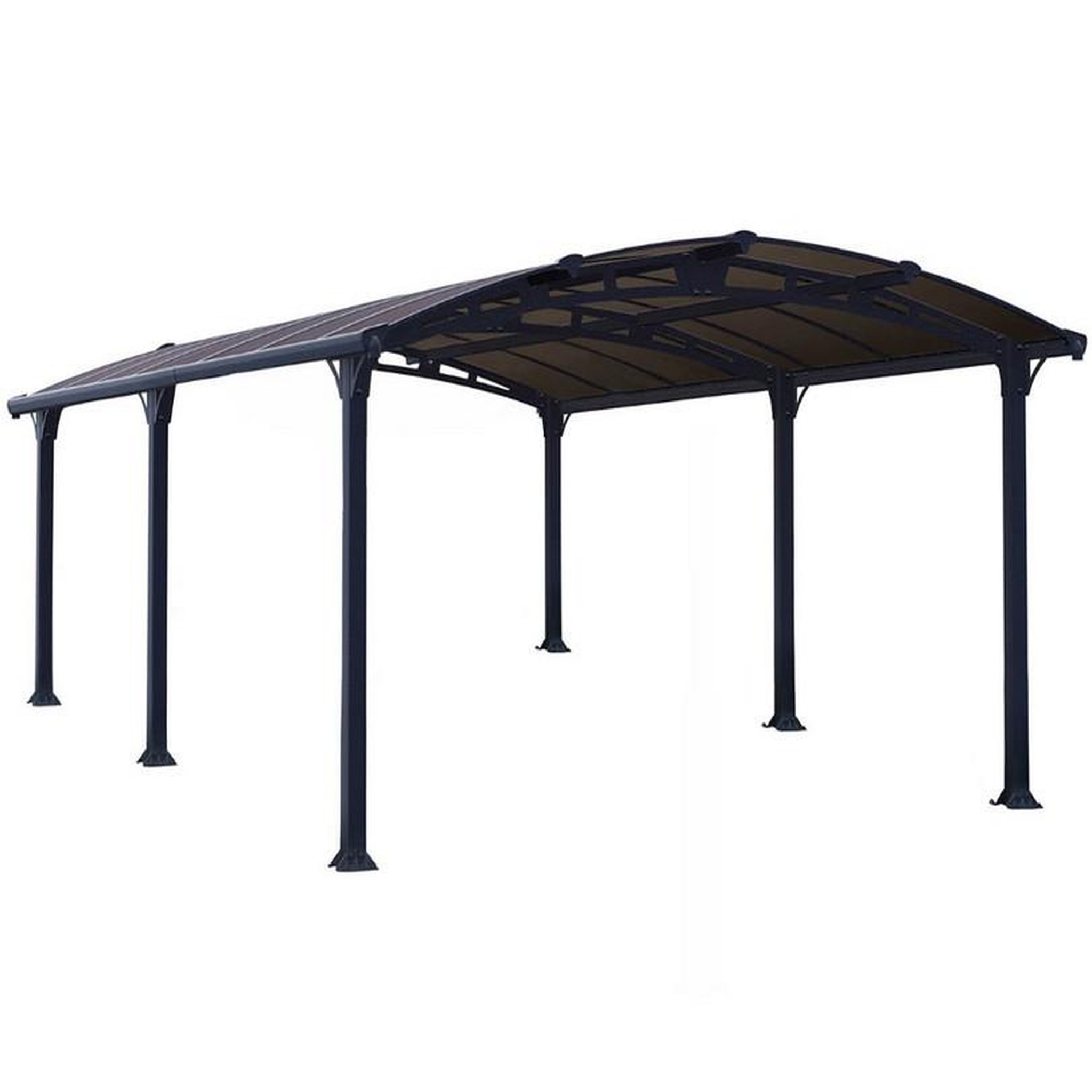 Palram Gazebo de jardin 502x359cm gris anthracite - 705533