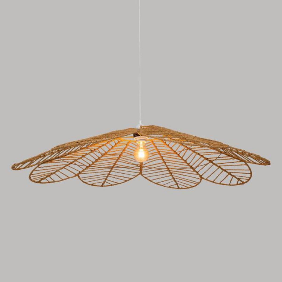 ATMOSPHERA Lampe Suspension  Folk  98cm Naturel
