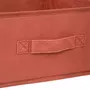  Boîte de Rangement Velours  Mix N Modul  31x31cm Terracotta
