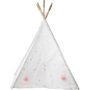 Voir la diapositive 3 : ATMOSPHERA FOR KIDS Tipi Déco Enfant à 5 Pieds avec Pompons Dorés