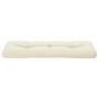 Voir la diapositive 5 : VIDAXL Coussin de palette creme 120x40x12 cm tissu
