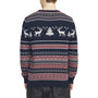 Voir la diapositive 2 : Jack & Jones Pull de Noël Marine Homme Jack & Jones Jjxmas Snowball Knit
