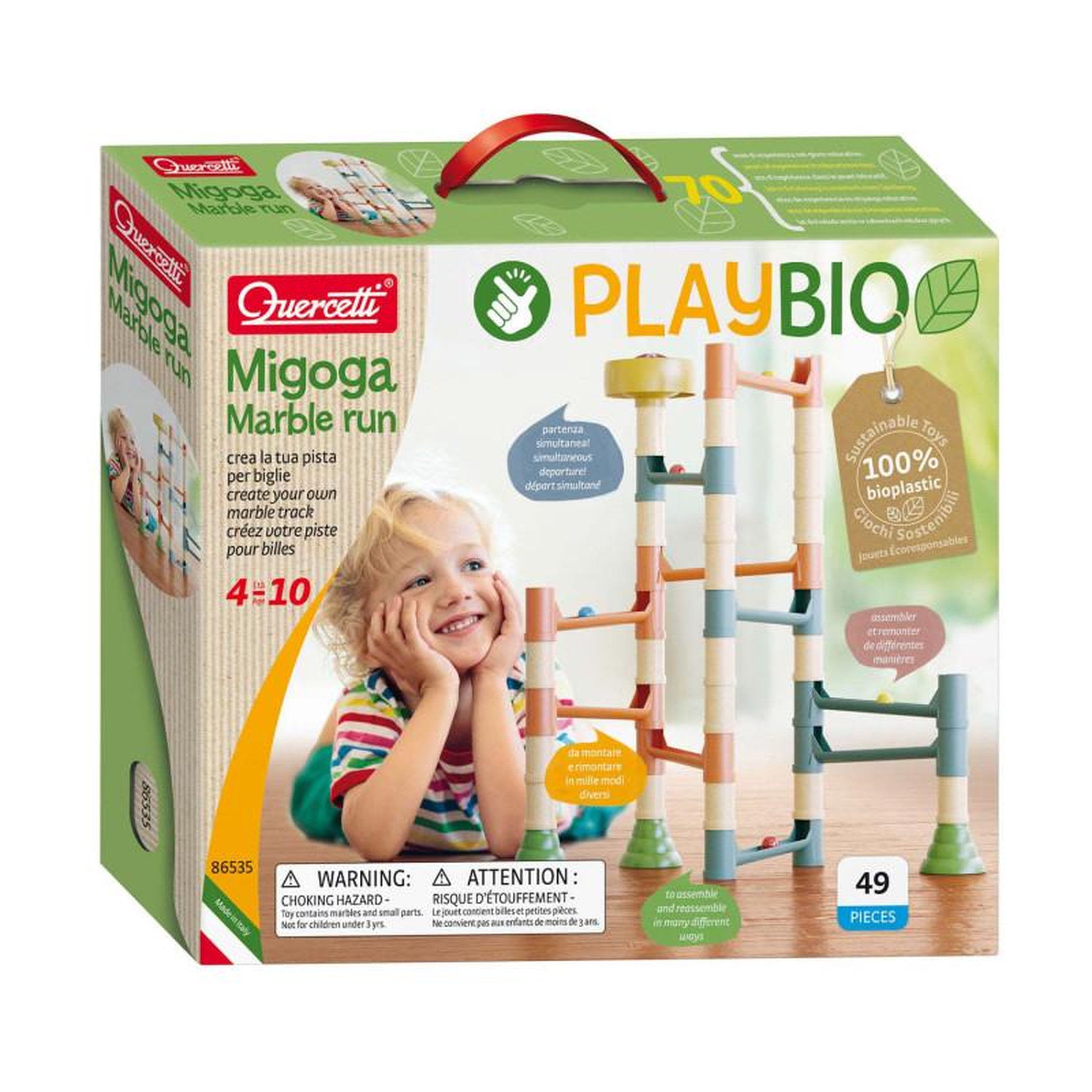 Quercetti Quercetti PlayBio Migoga Knikerbaan, 49dlg