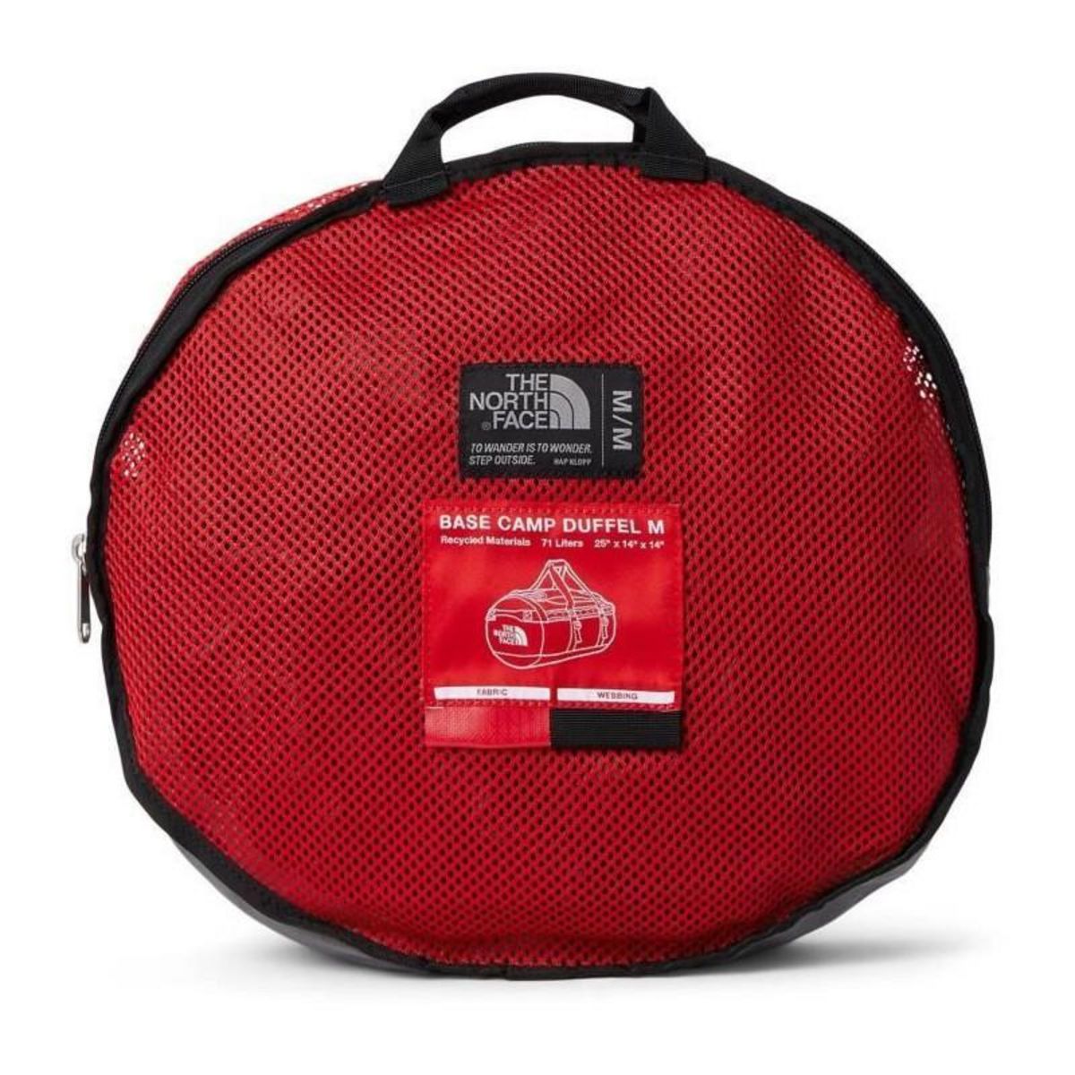 THE NORTH FACE Sac de sport - THE NORTH FACE - Base Camp Duffel M - Red/Black - L 35,5 x H 63,5 x L 35,5 cm - 71 L