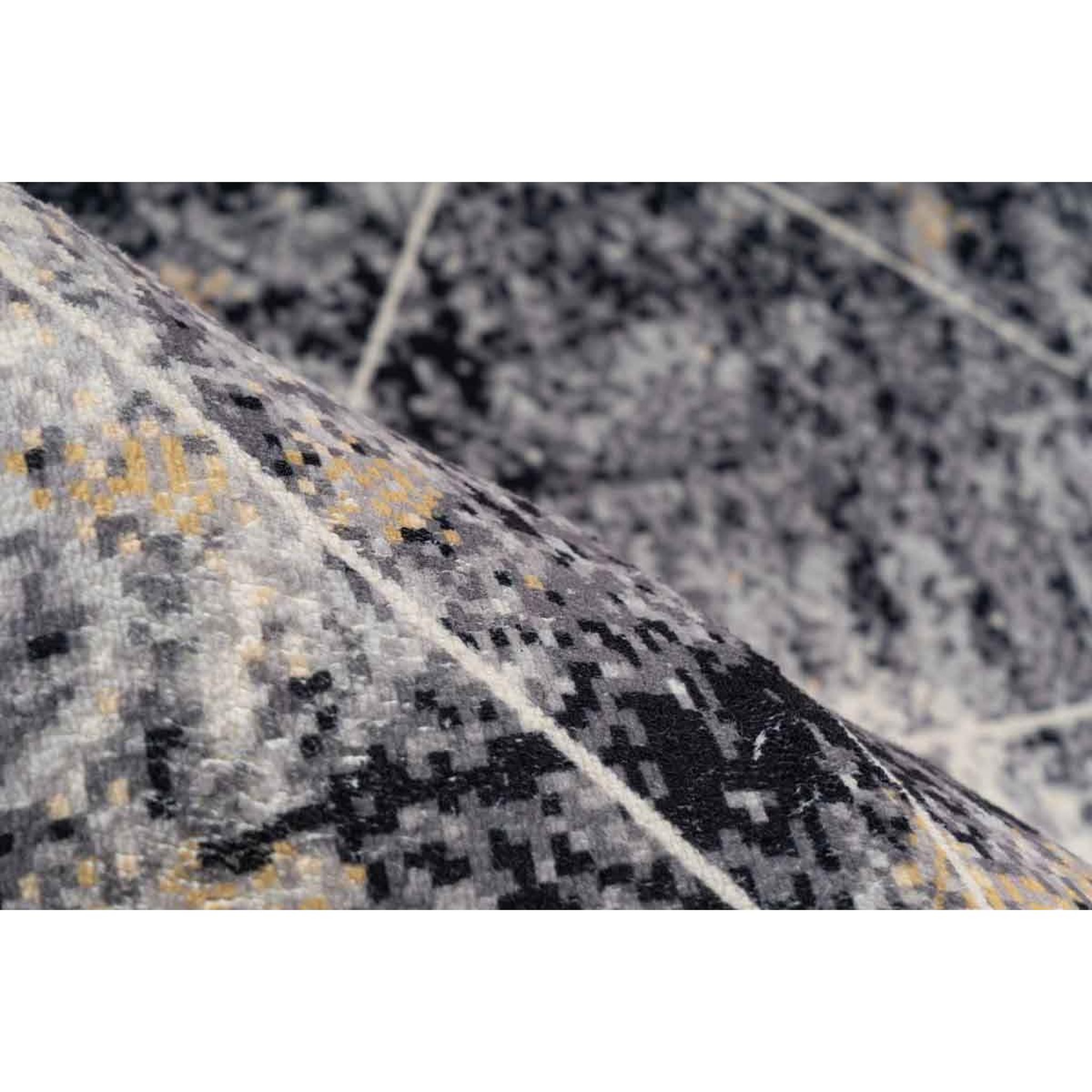 Voir la diapositive 3 : Paris Prix Tapis Tissé à Poils Courts Vintage  Ilian VII  Gris