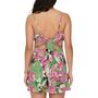 Voir la diapositive 2 : Only Combi  hort Fleuris Vert/Rose Femme Only  trap