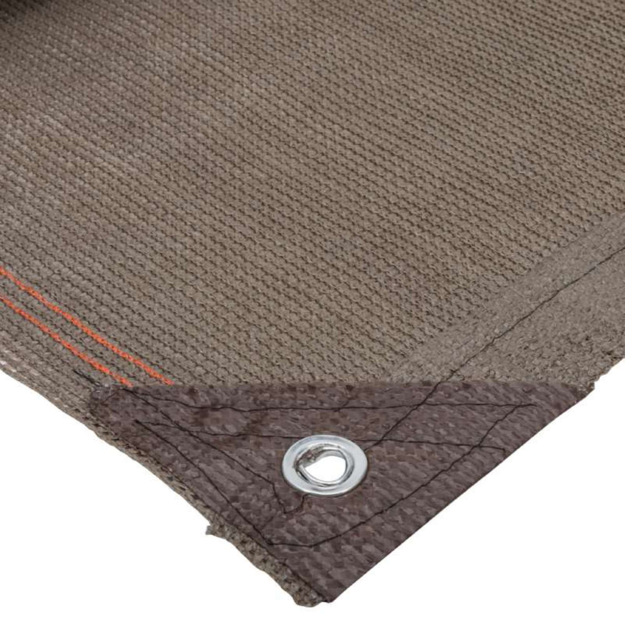 Voir la diapositive 2 :  Brise vue taupe 300g/m2 Werkapro  1,50 x 10m