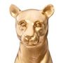 Voir la diapositive 2 : ATMOSPHERA Statuette Déco  Panthère  23cm Or