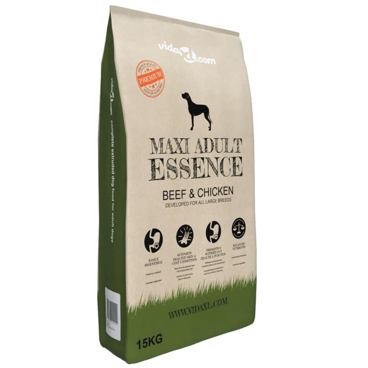 VIDAXL Nourriture pour chiens Maxi Adult Essence Beef&Chicken 2pc 30kg