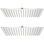Voir la diapositive 1 : VIDAXL Pomme de douche plongeante 2 pcs Acier inoxydable 30x40 cm
