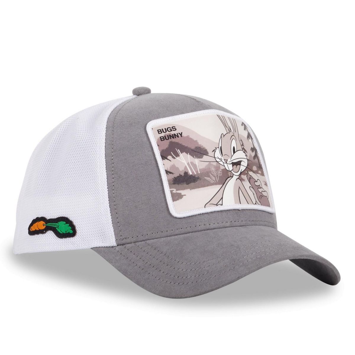 CAPSLAB Casquette homme trucker effet suedine finitions premium Looney Tunes