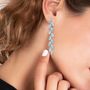 Voir la diapositive 2 : SC CRYSTAL Boucles d'oreilles SC Crystal ornées de Zirconium