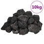 Voir la diapositive 2 : VIDAXL Roches volcaniques 10 kg noir 3 5 cm