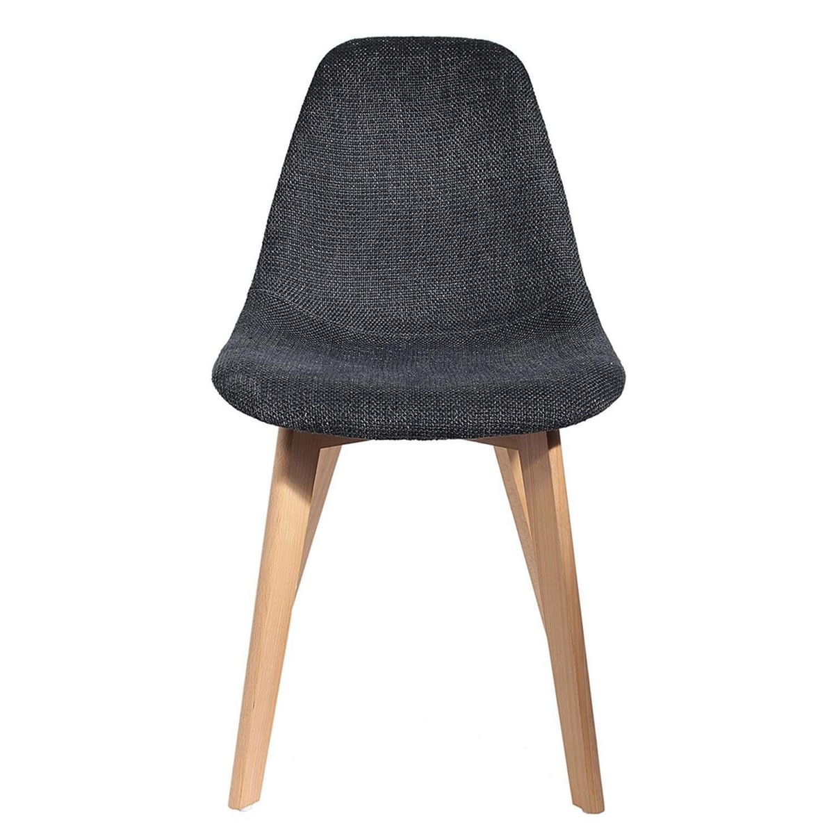 The Home Deco Factory Chaise scandi en grosse maille Flora