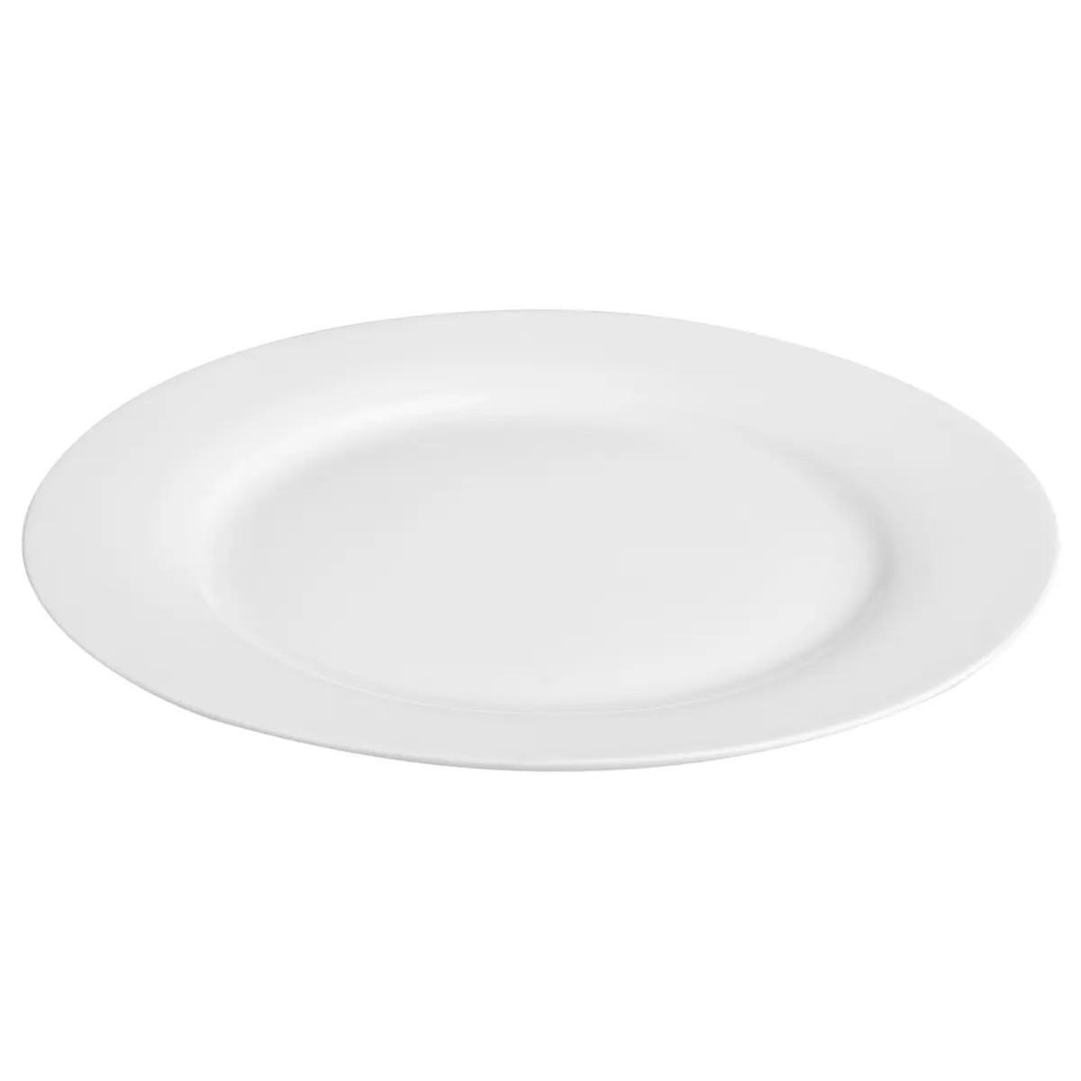 SECRET DE GOURMET Lot de 6 Assiettes à Dessert  Ronde  20cm Blanc