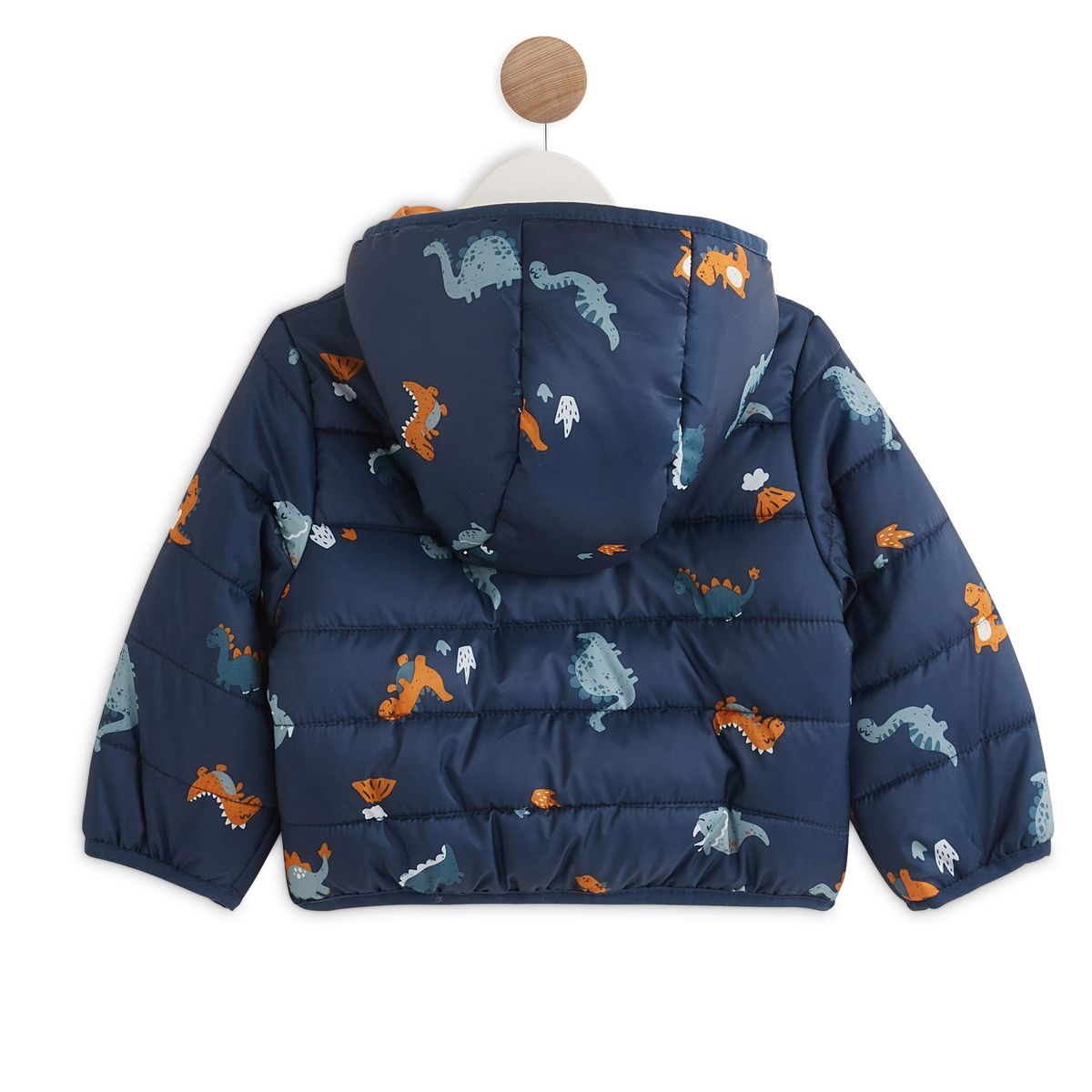 IN EXTENSO Doudoune légére dinosaures bébé garçon