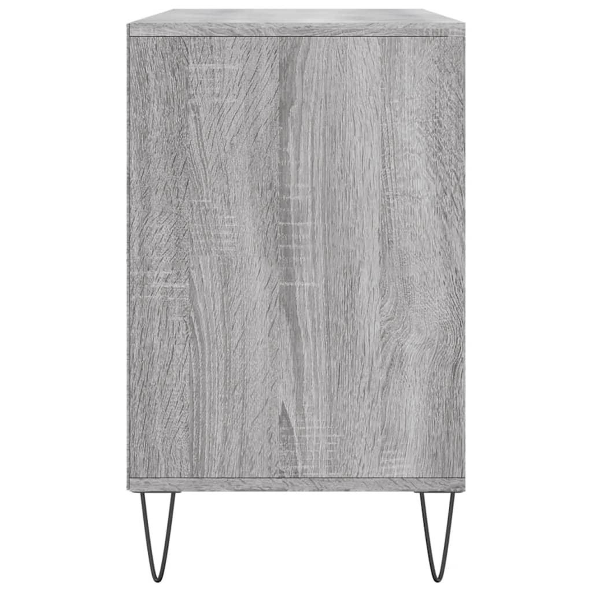 Voir la diapositive 5 : VIDAXL Armoire a chaussures Sonoma gris 102x36x60 cm Bois d'ingenierie