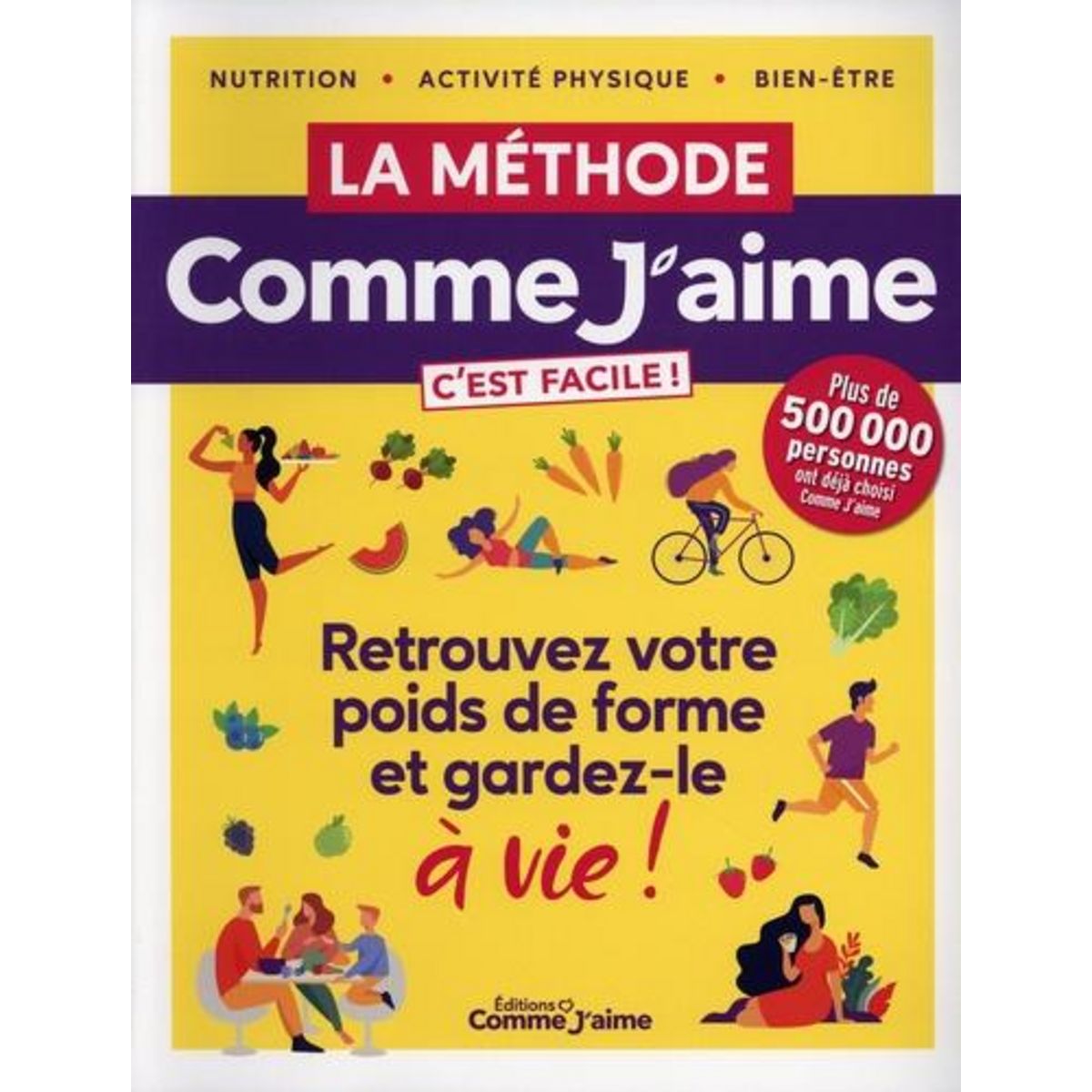 LA METHODE COMME J'AIME. C'EST FACILE ! NUTRITION, ACTIVITE PHYSIQUE, BIEN-ETRE, Bucsek Nathalie