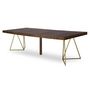 Voir la diapositive 3 : Paris Prix Table de Repas Extensible  Lanei  90-240cm Noisette
