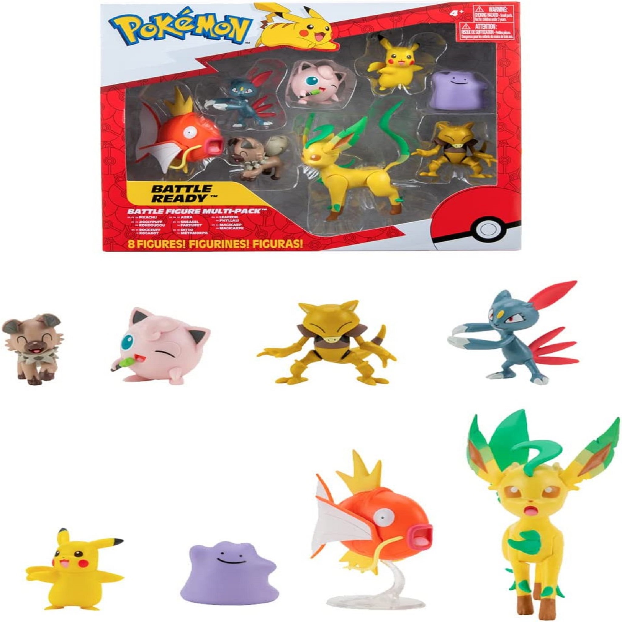 Voir la diapositive 1 : BANDAI Pack de 8 figurines Pokémon Collection n°8