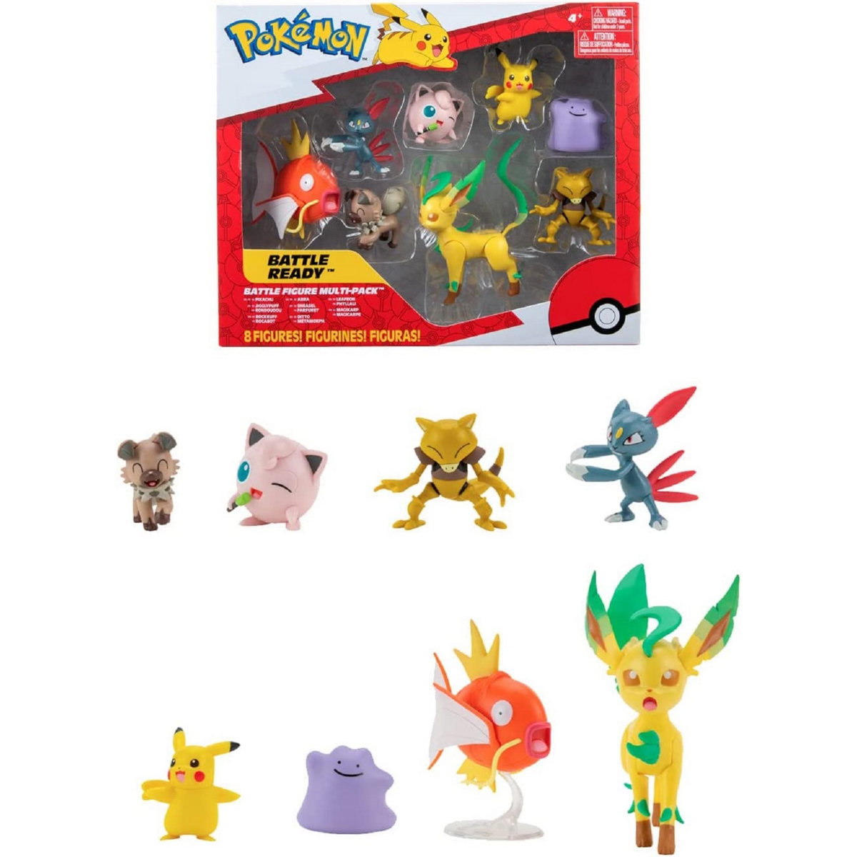 BANDAI Pack de 8 figurines Pokémon Collection n°8