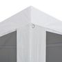 Voir la diapositive 4 : VIDAXL Tente de reception avec 10 parois en maille 12 x 3 m