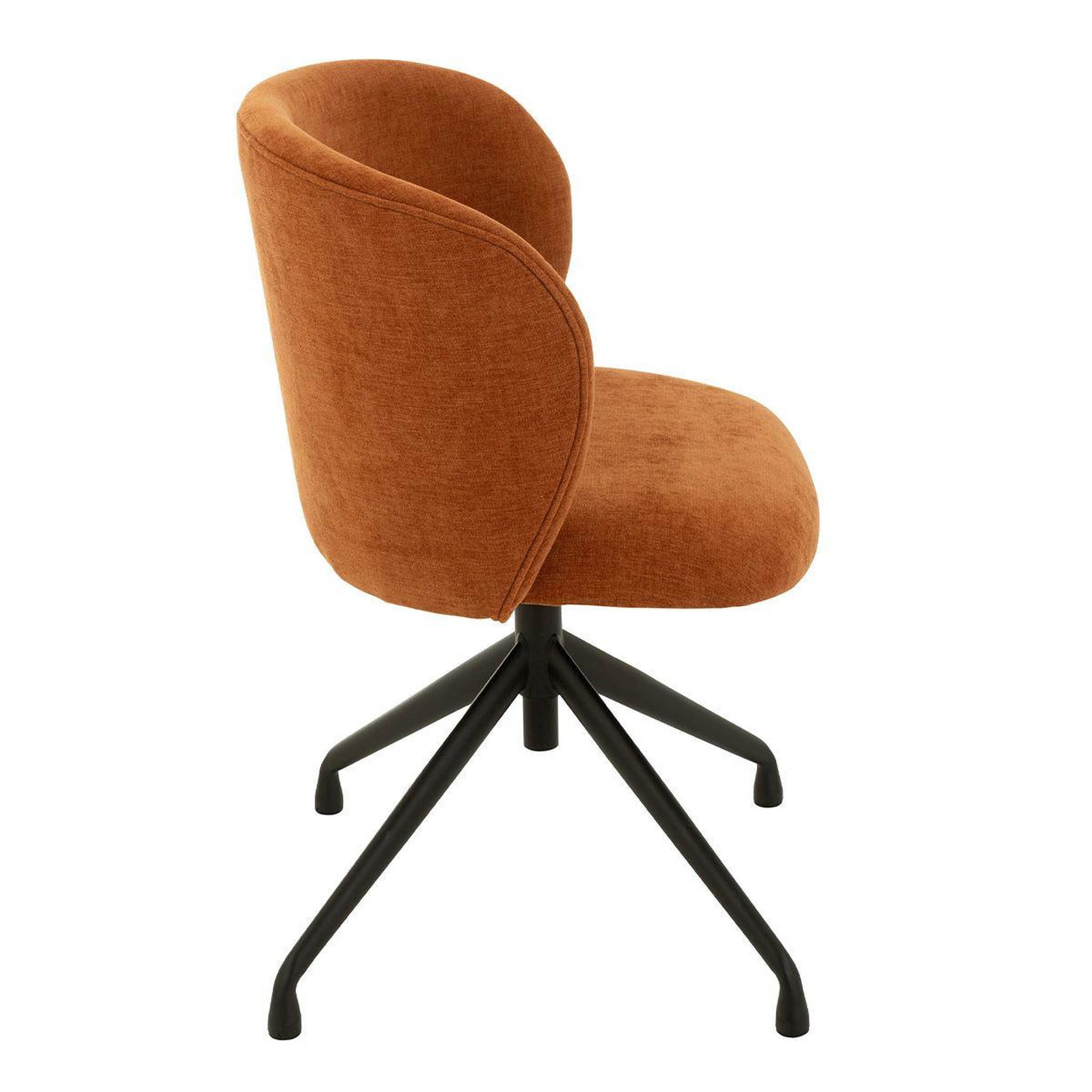 Voir la diapositive 3 : J-LINE Chaise pivotante design  gena  56cm rouille