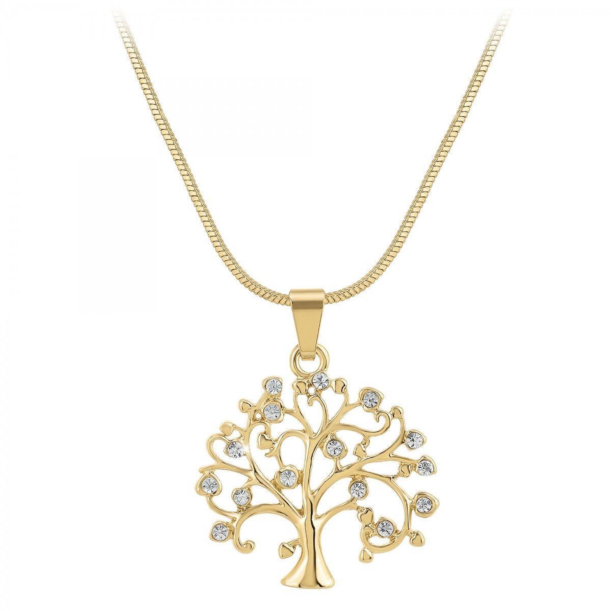 Voir la diapositive 1 : SC BOHEME Collier arbre de vie SC Bohème orné de Cristaux scintillants