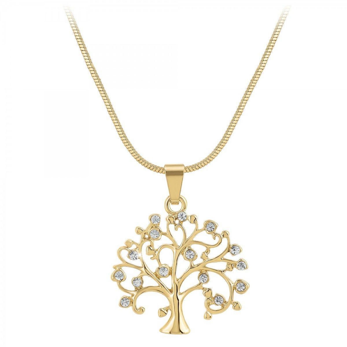 SC BOHEME Collier arbre de vie SC Bohème orné de Cristaux scintillants