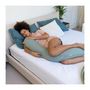 Voir la diapositive 4 : BABYMOOV doomoo Coussin de maternité et d'allaitement Buddy - Confort optimal pour maman et bébé, Tetra Jersey Green