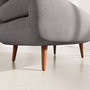 Voir la diapositive 4 : BEST MOBILIER Lumi - banquette convertible clic-clac 1 place en velours côtelé