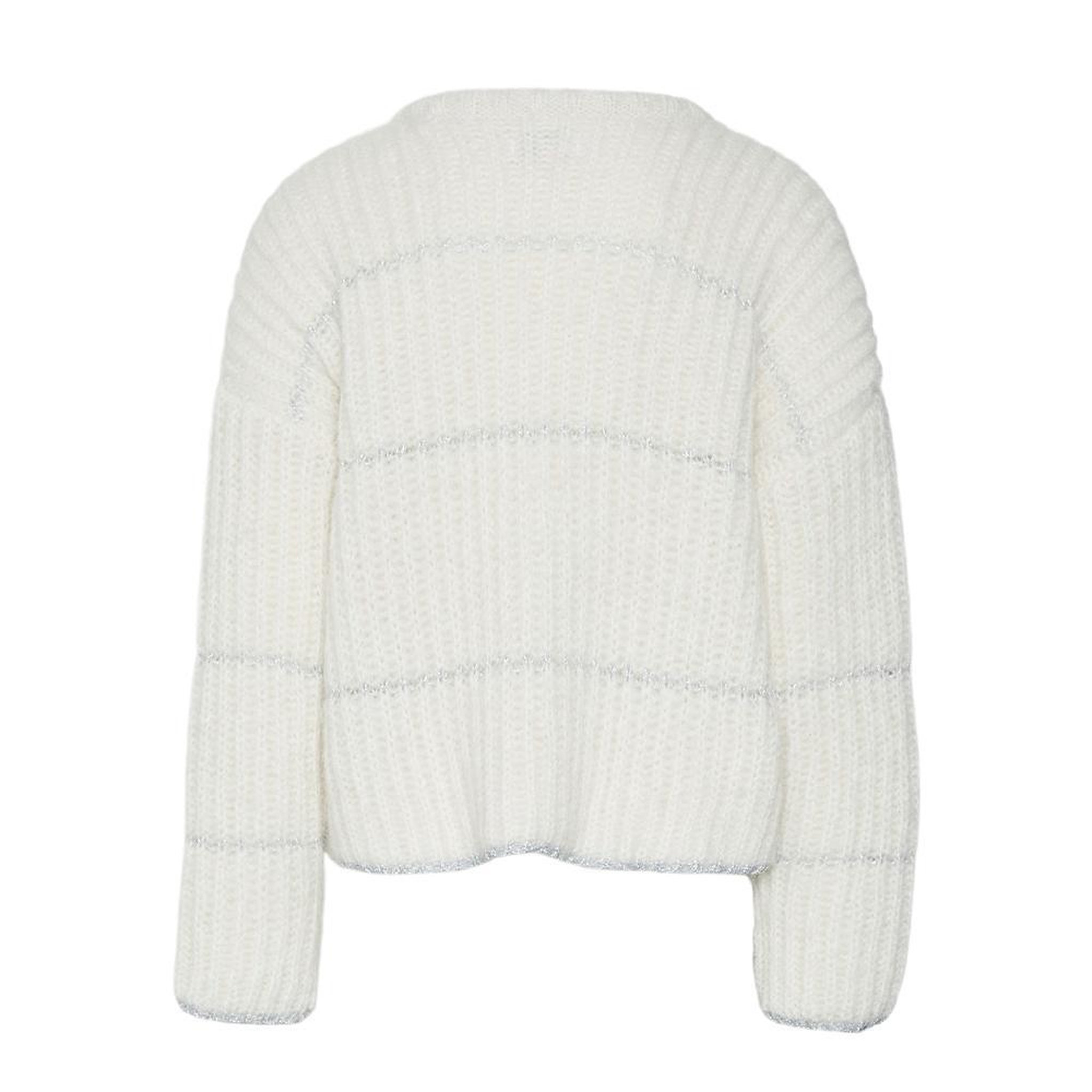 Voir la diapositive 2 : Vero Moda Pull Ecru Fille Vero Moda Shila