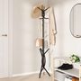 Voir la diapositive 3 : VIDAXL Porte-manteau noir 176 cm fer enduit de poudre