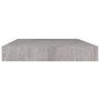 Voir la diapositive 5 : VIDAXL Etageres murales flottantes 4 pcs gris beton 40x23x3,8 cm MDF
